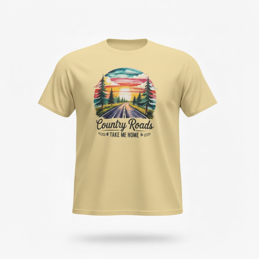 Camping Season -Country Roads Take Me Home T-Shirt