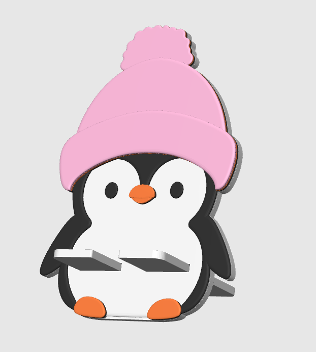 3D Penguin Desk Organization Set – Pen Holder, Sticky Note, Trinket Dish & More