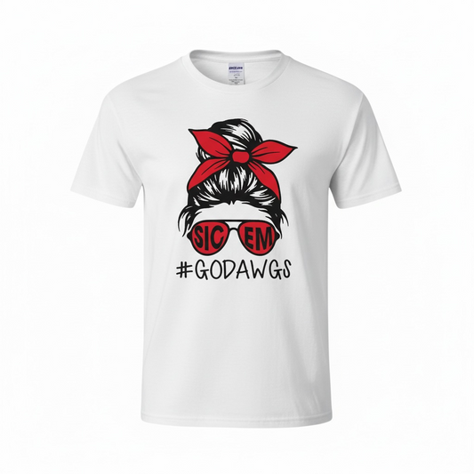 Georgia T-Shirt "#GODAWGS"