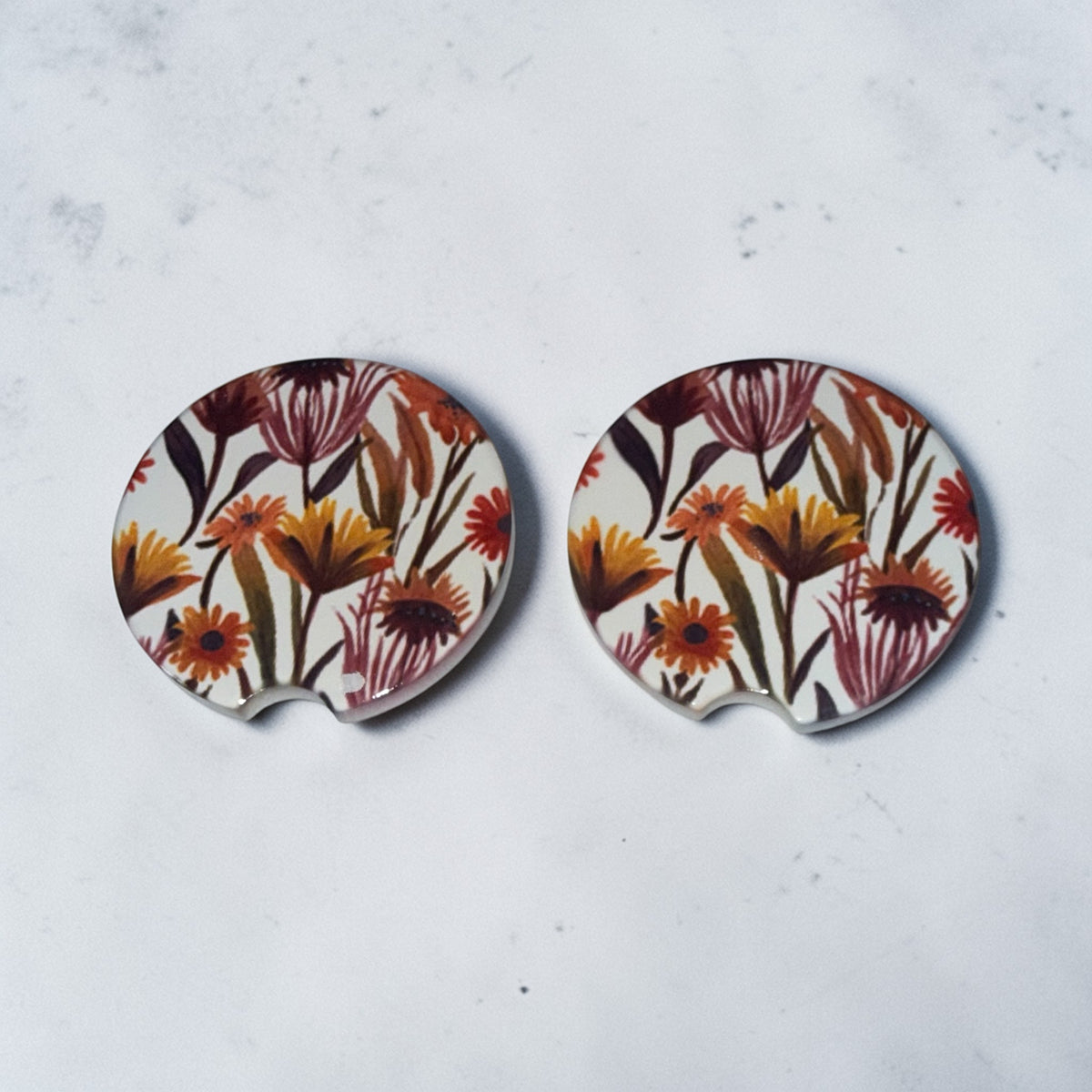 Ceramic Car Coasters