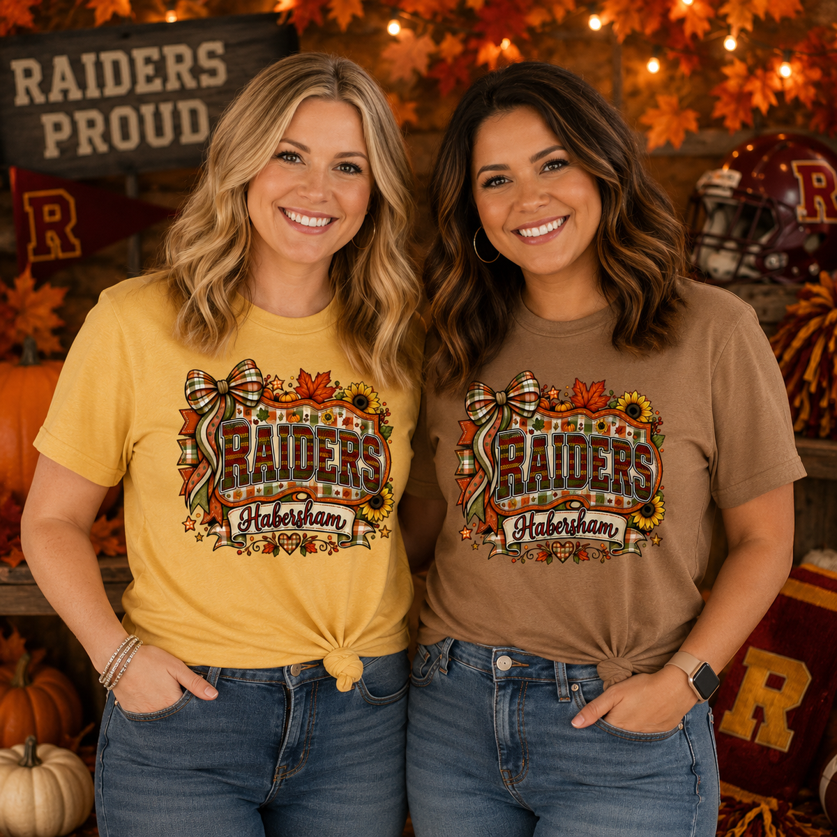 Habersham County Raiders Fall Spirit T-Shirt | Autumn Raiders Tee
