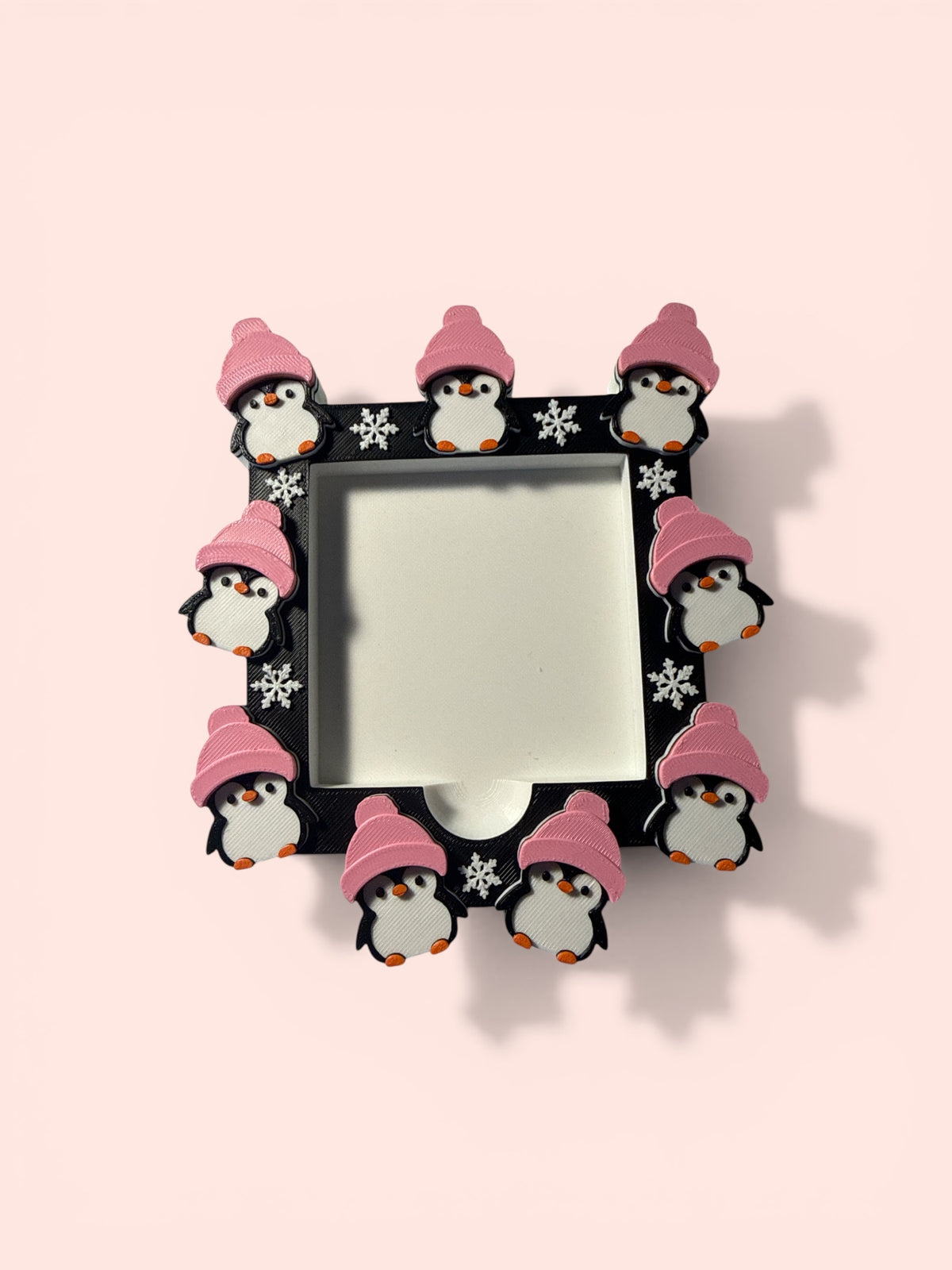3D Penguin Desk Organization Set – Pen Holder, Sticky Note, Trinket Dish & More