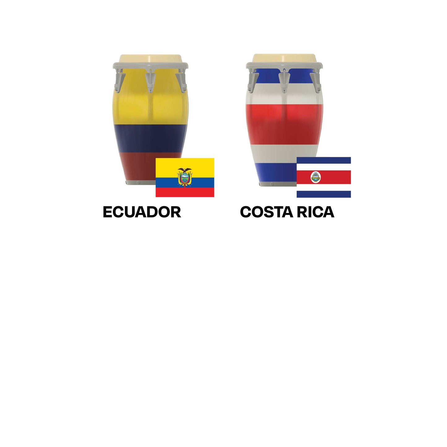 12 oz Latin Pride Conga Can Holder Collection 🌎🥤