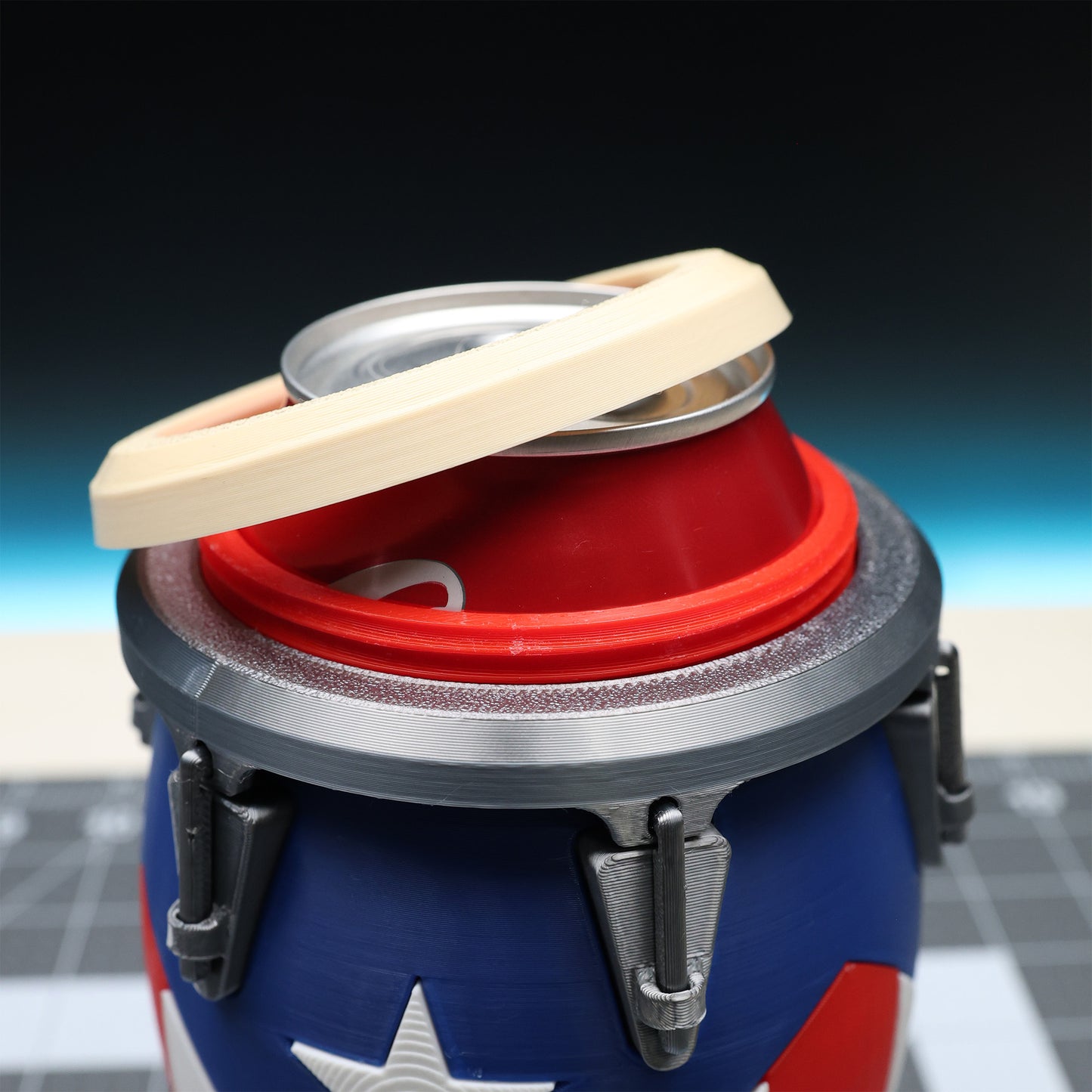 12 oz Puerto Rico Conga Can Holder
