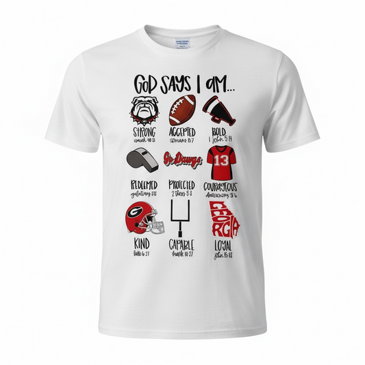 Georgia T-Shirt "GOD SAIS I AM...