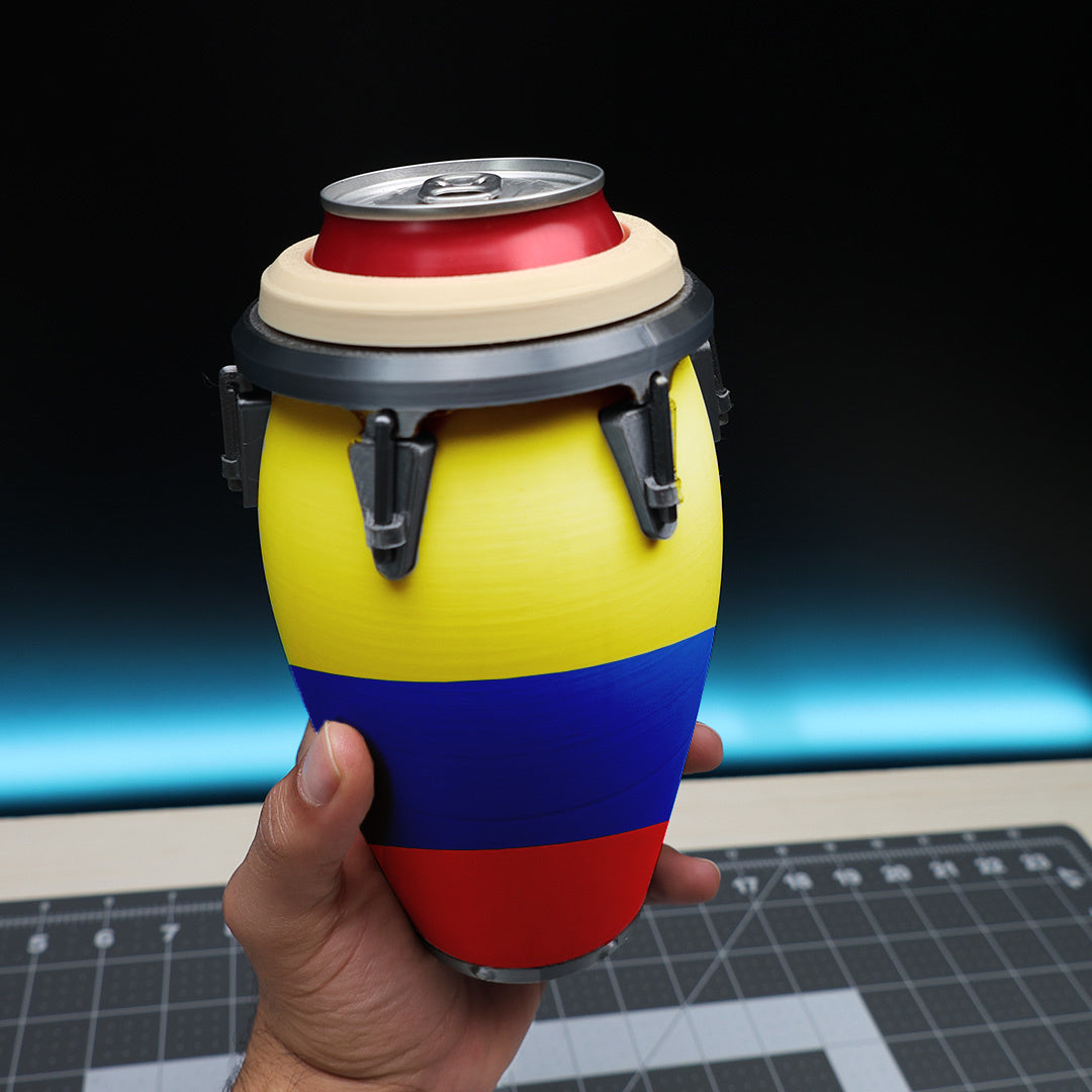 12 oz Latin Pride Conga Can Holder Collection 🌎🥤