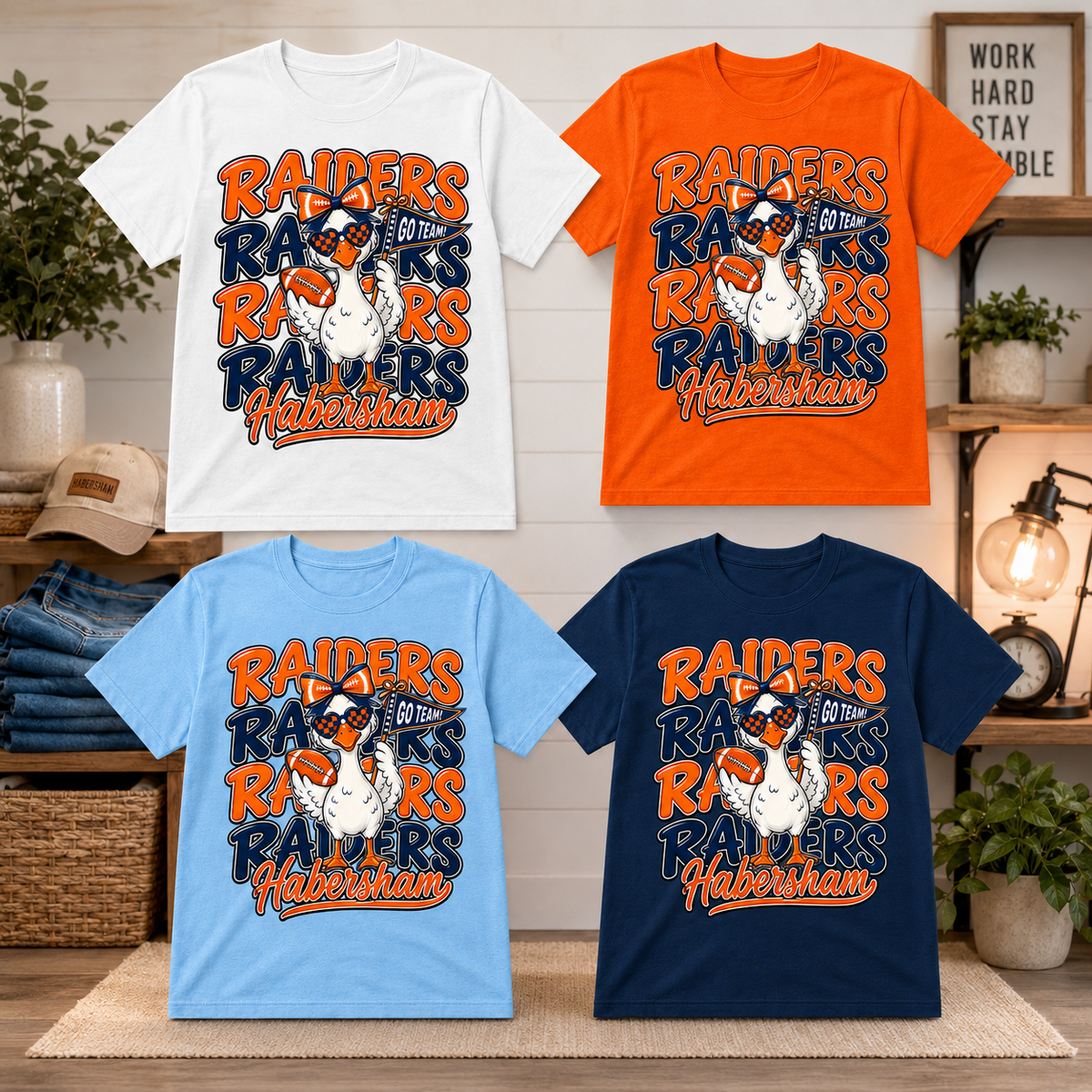 Habersham Raiders Goose Spirit T-Shirt – Go Team!