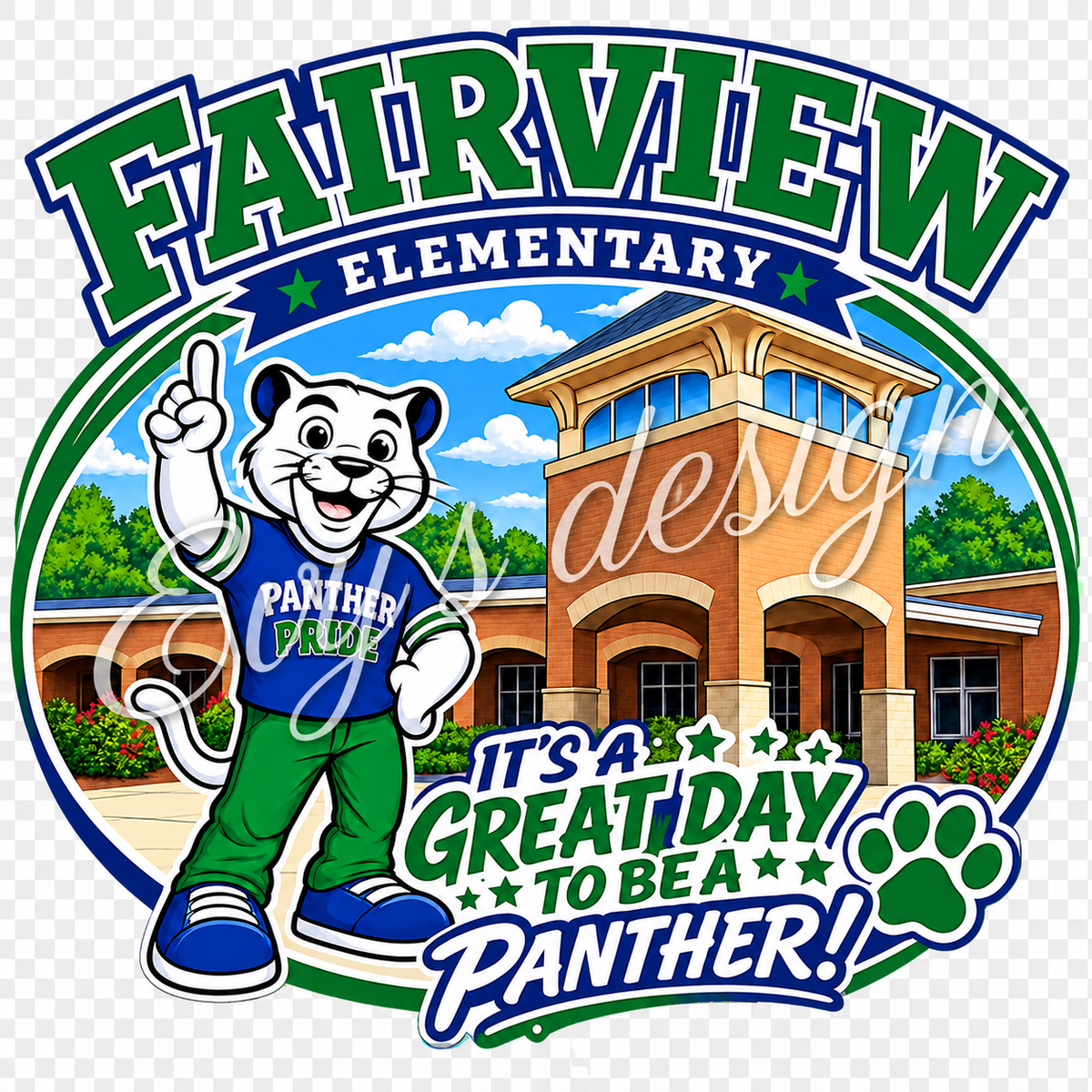 Fairview Elementary Panther Pride T-Shirt | It’s a Great Day to Be a Panther