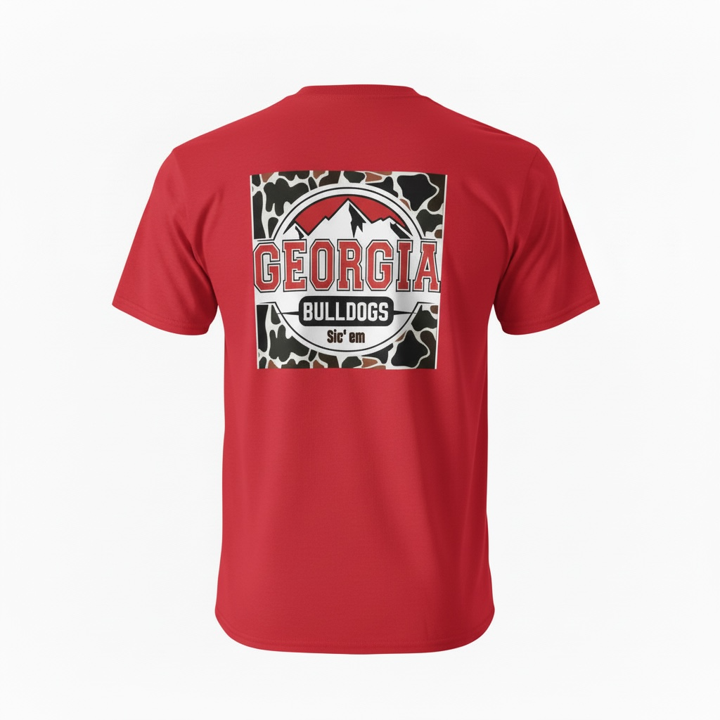 Georgia Sic ’Em T-Shirt   Front/Back