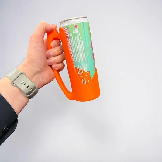 3D Energy drink holder, handle, 3D printed 12 onz, slim can holder/ DIFERENTS COLORS