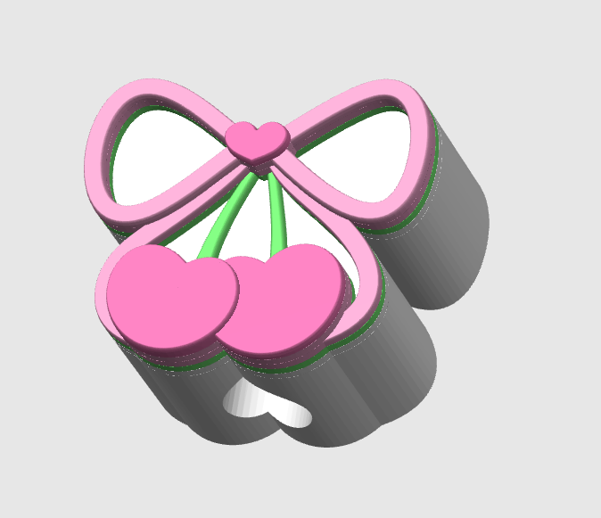 Cherry Bow Desk Organization Set – Pen Holder, Sticky Note, Trinket Dish & More