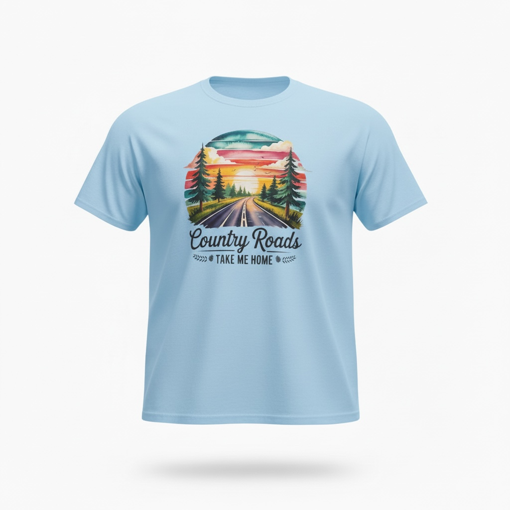 Camping Season -Country Roads Take Me Home T-Shirt