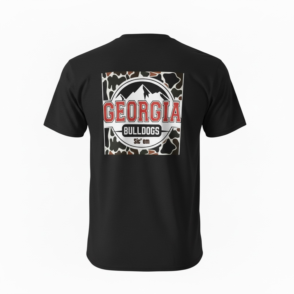 Georgia Sic ’Em T-Shirt   Front/Back