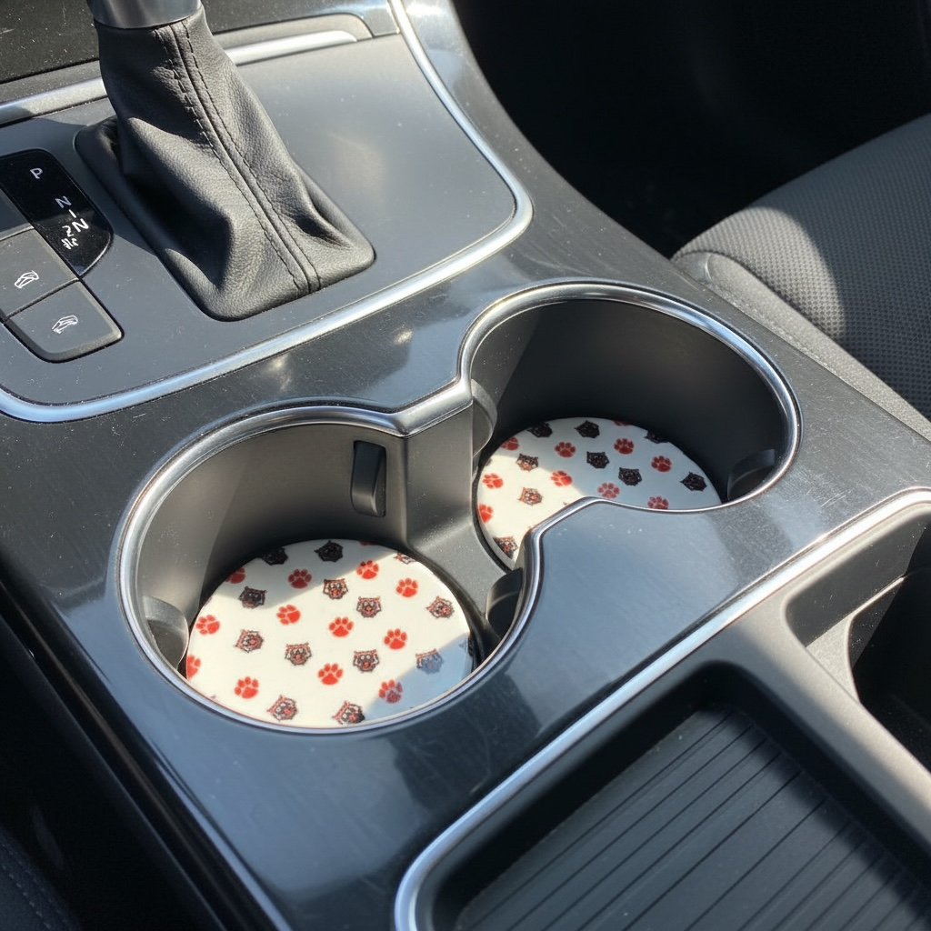 Ceramic Car Coasters