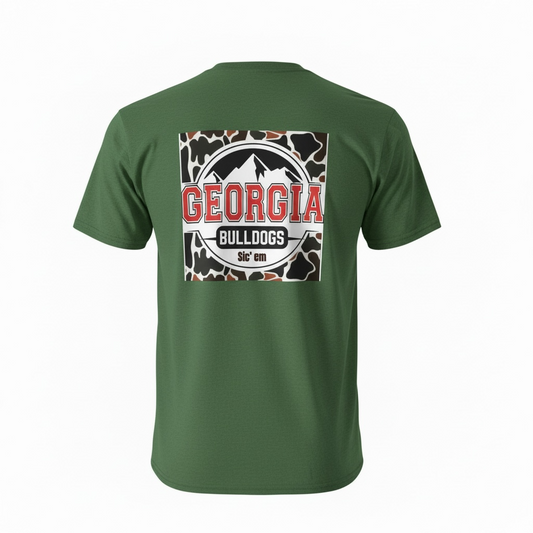 Georgia Sic ’Em T-Shirt   Front/Back