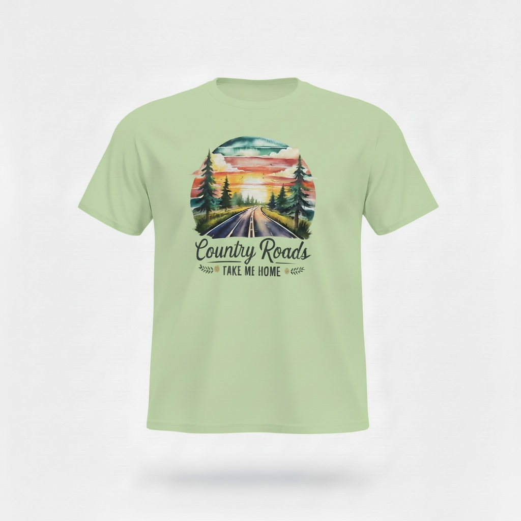 Camping Season -Country Roads Take Me Home T-Shirt