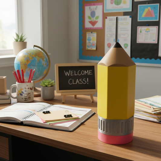 12 oz Pencil Can Holder Skinny