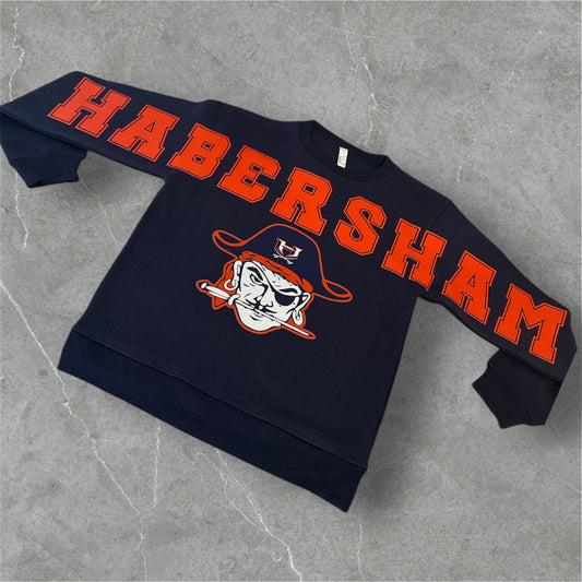 Habersham Raiders//Custom School Spirit Sweatshirt 🖤