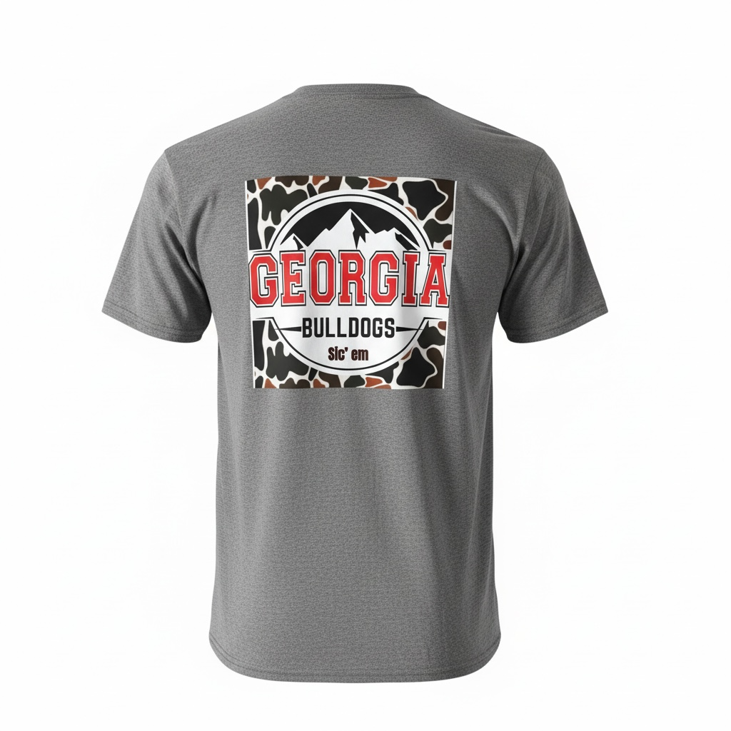 Georgia Sic ’Em T-Shirt   Front/Back