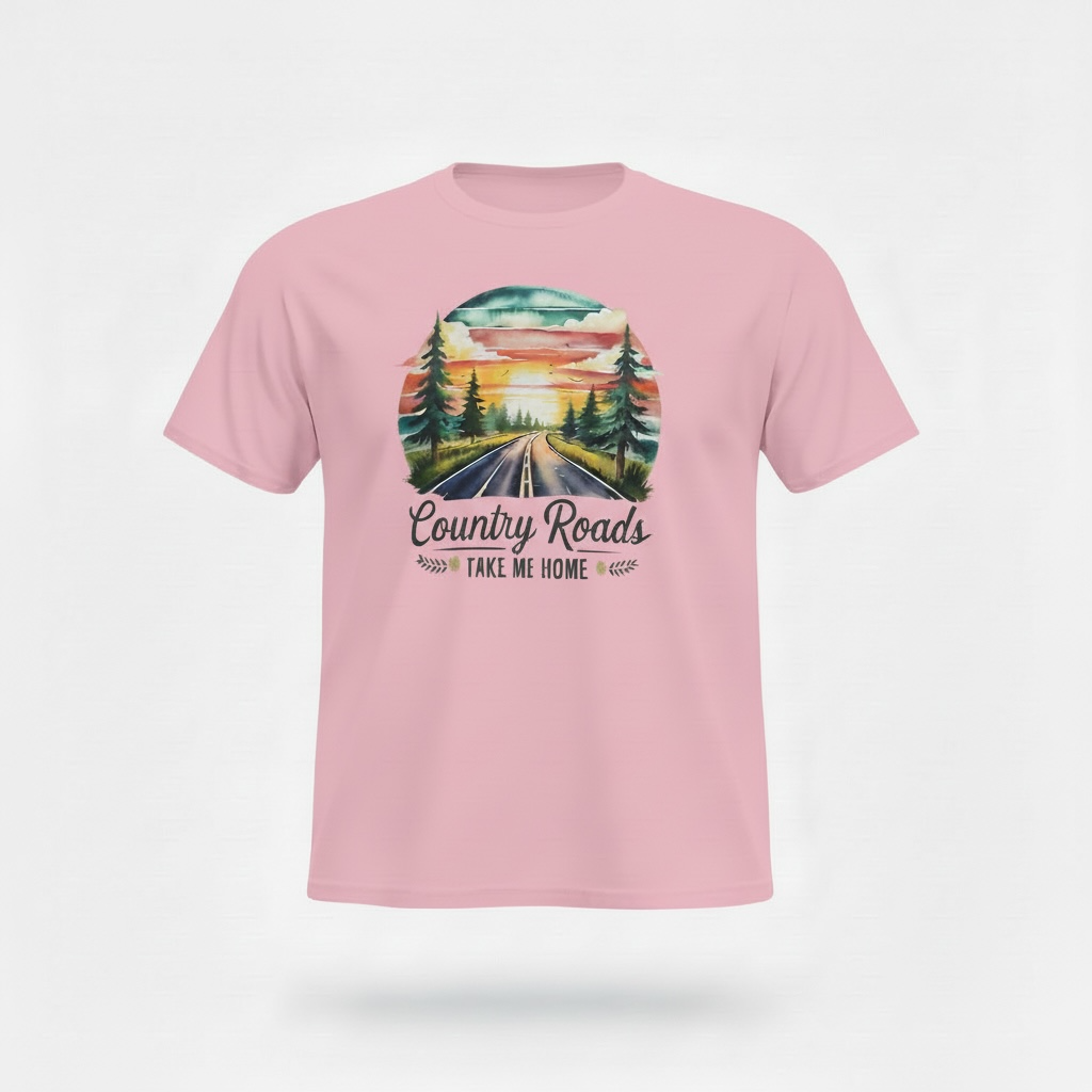 Camping Season -Country Roads Take Me Home T-Shirt