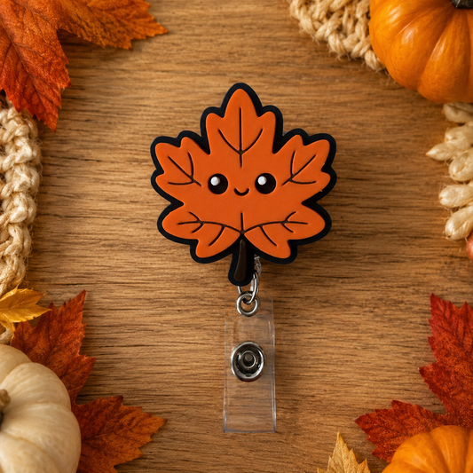 Fall & Halloween 3D Printed Badge Reel