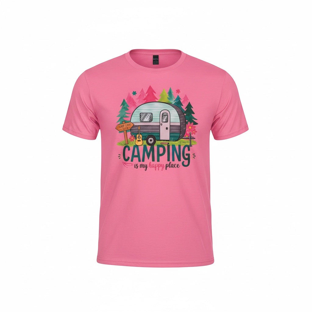 Camping is my happy place T-shirt
