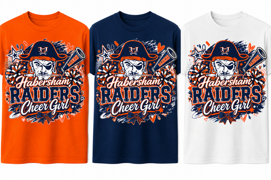 Habersham Raiders Cheer Girl T-Shirt