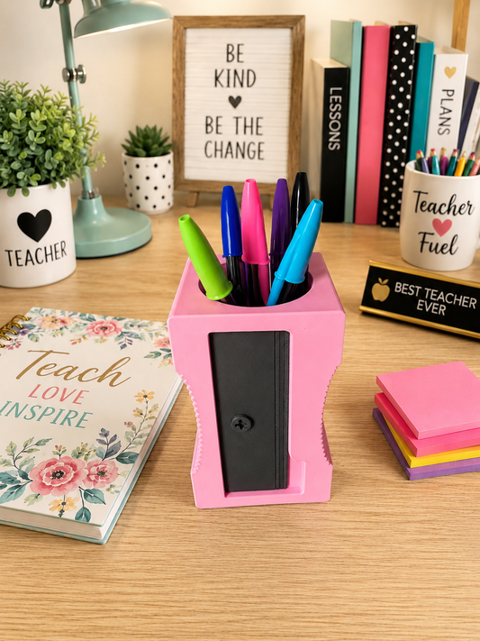 3D Giant Pencil Sharpener Pen Holder