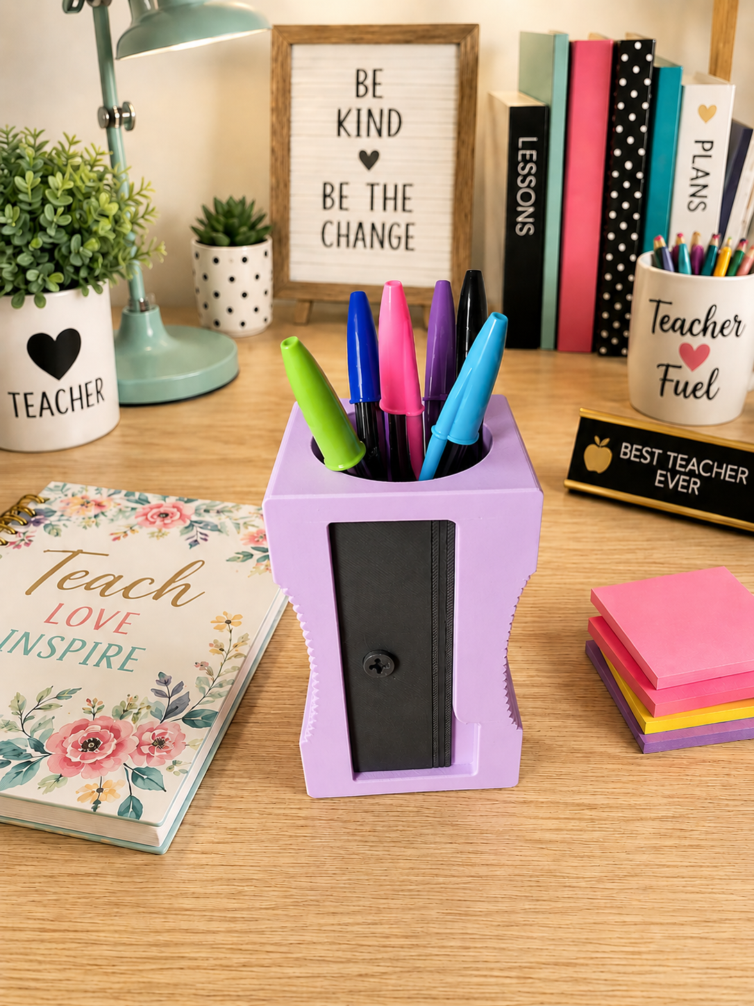 3D Giant Pencil Sharpener Pen Holder
