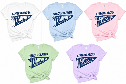 Fairview Elementary Kindergarten Teacher Shirt