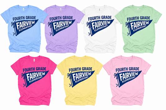 Fairview Elementary Fourth Teacher Shirt