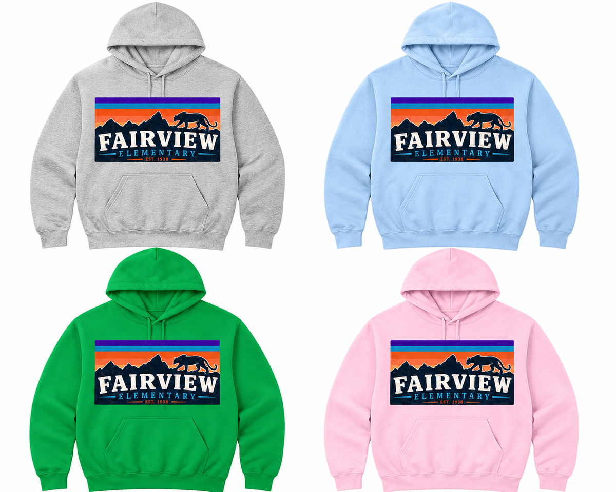 4. PTO Fairview Elementary Retro Spirit Wear