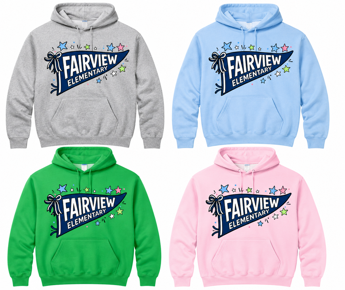 3. PTO - Fairview Elementary Pennant Spirit Shirt