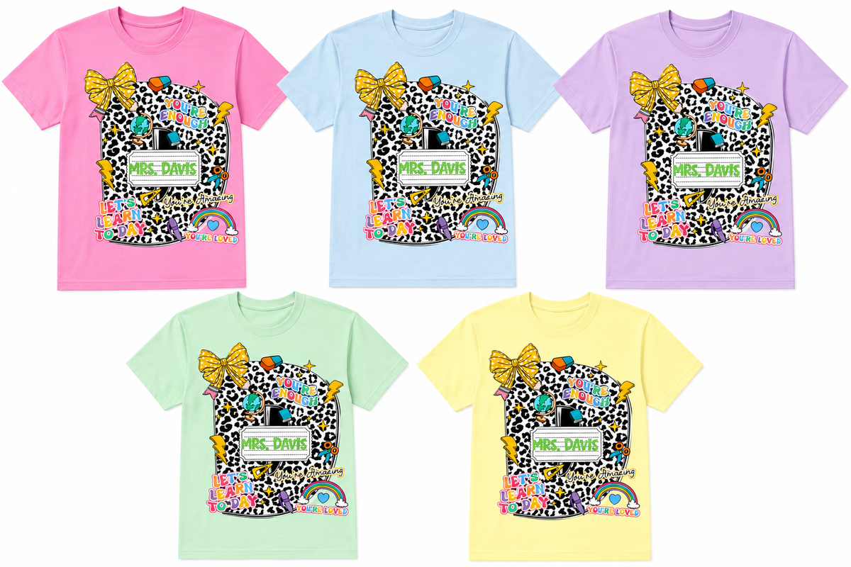 Personalized Teacher Name Shirt