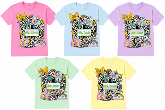 Personalized Teacher Name Shirt