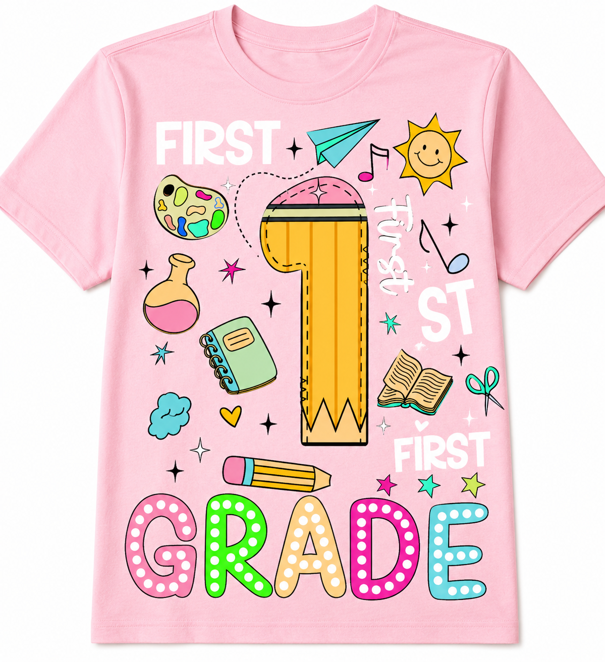 Cute Preppy Teacher Tee – First Day of School