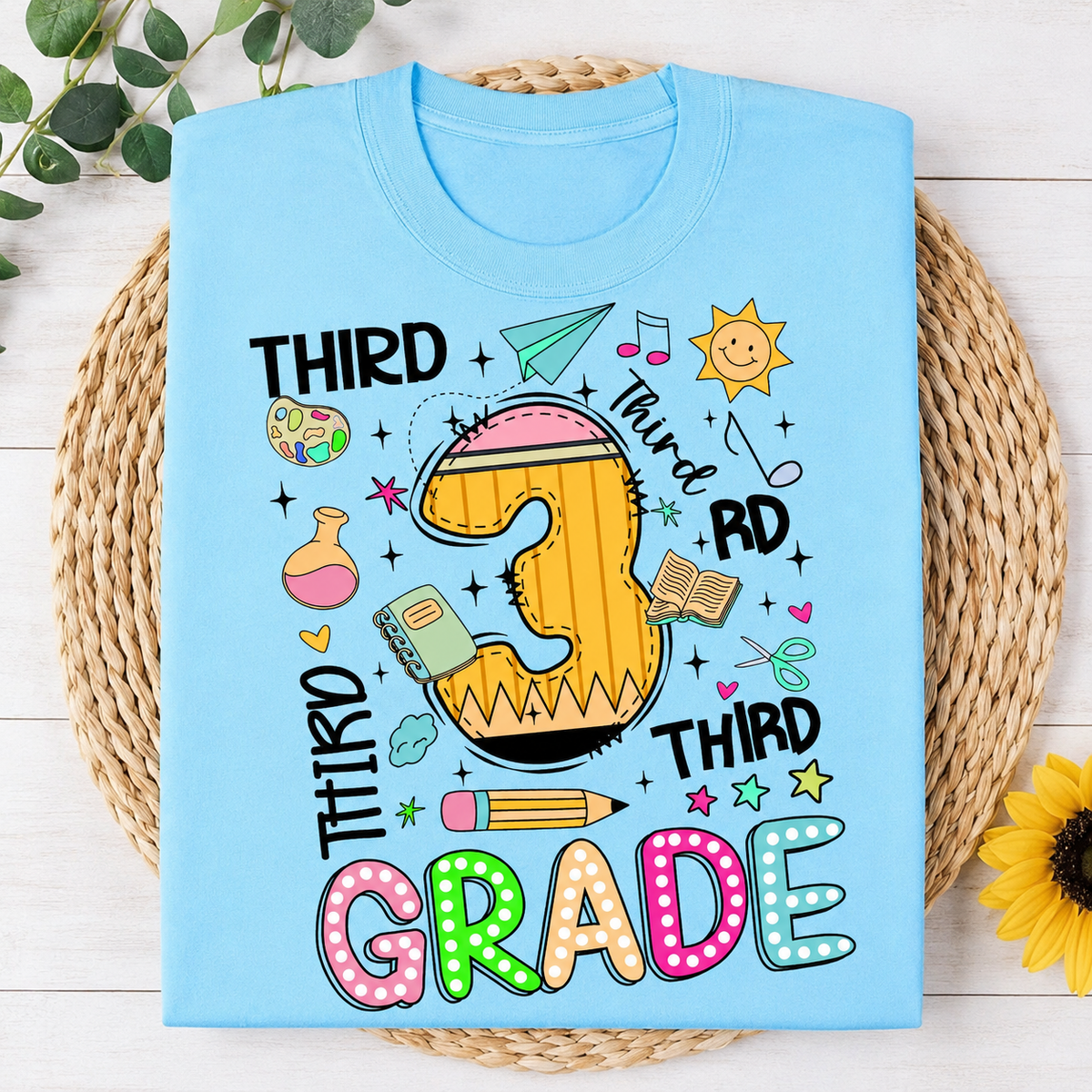 Cute Preppy Teacher Tee – First Day of School