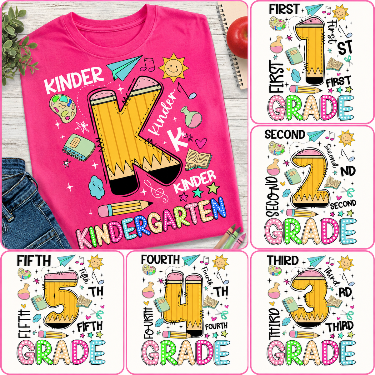 Cute Preppy Teacher Tee – First Day of School