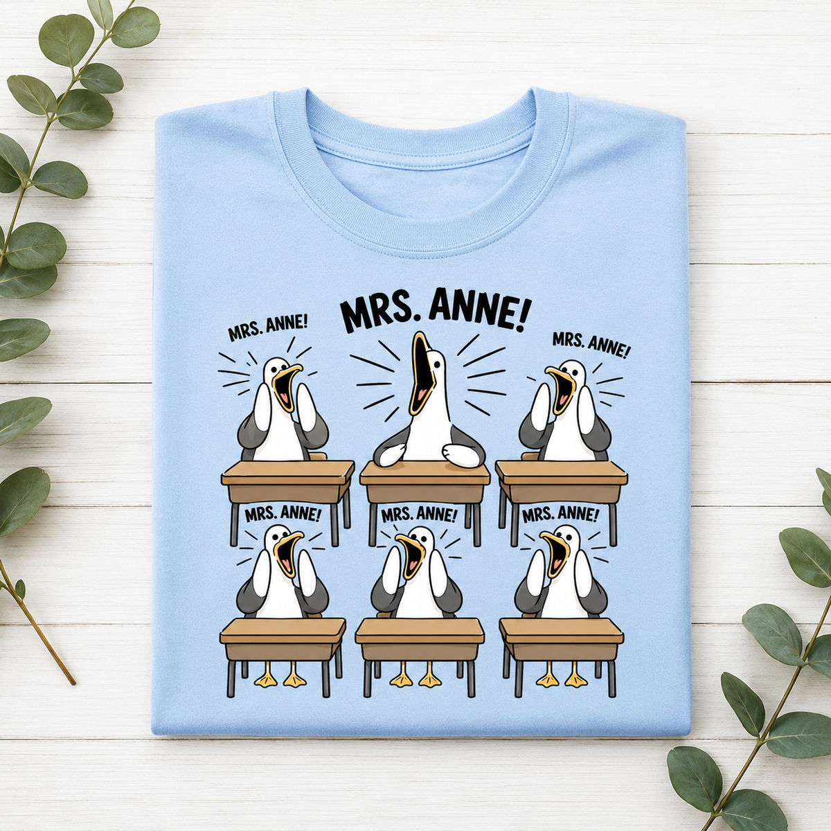 Custom Seagulls Teacher T-Shirt