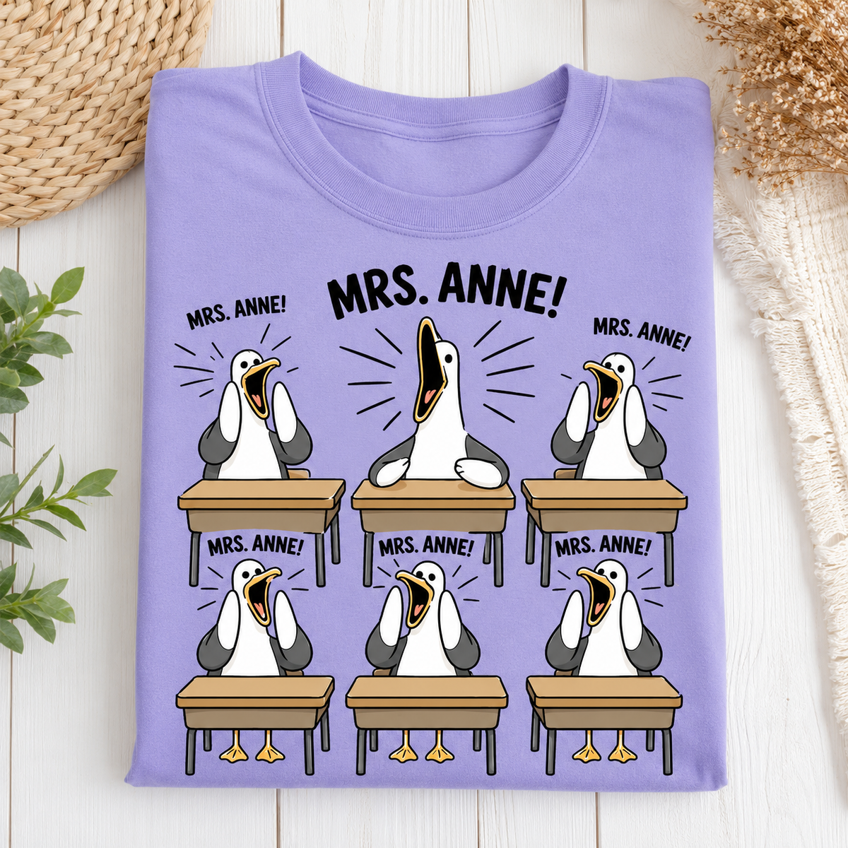 Custom Seagulls Teacher T-Shirt
