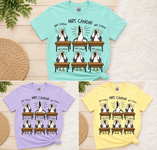 Custom Seagulls Teacher T-Shirt