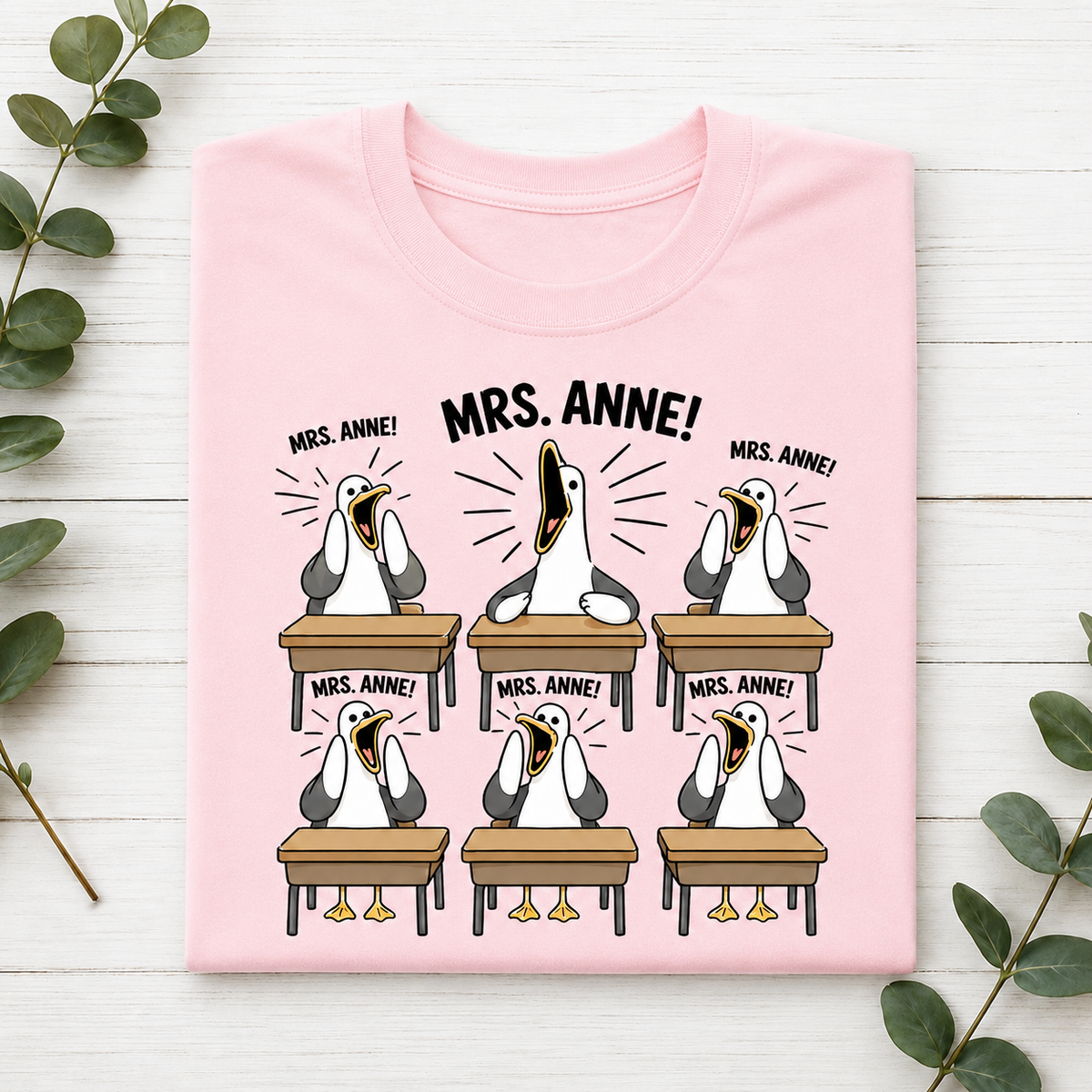 Custom Seagulls Teacher T-Shirt