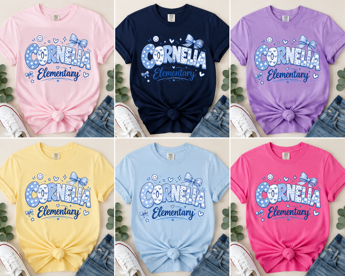 Cornelia Elementary Script T-Shirt
