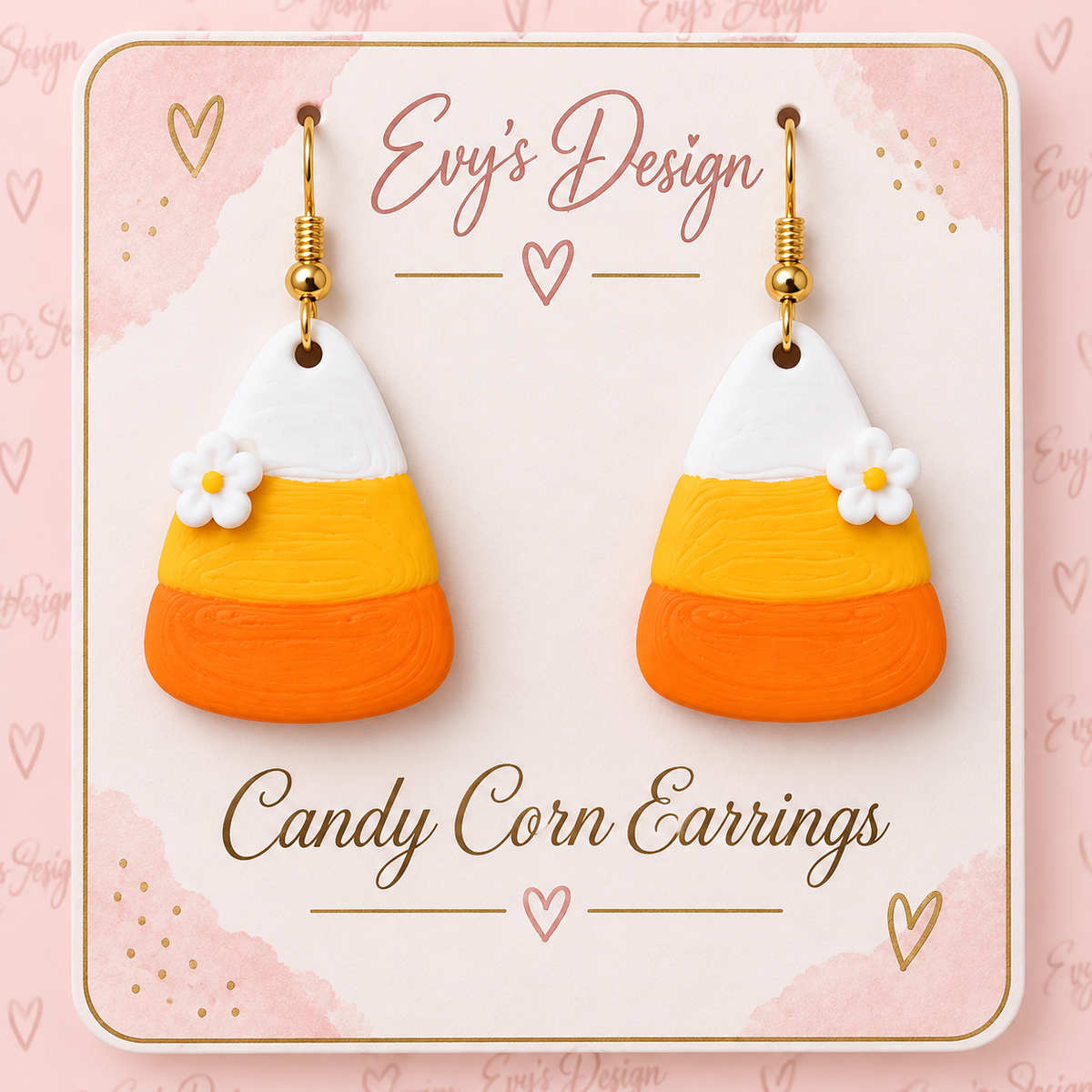 Candy Corn Earrings | Fall & Halloween Dangle Earrings