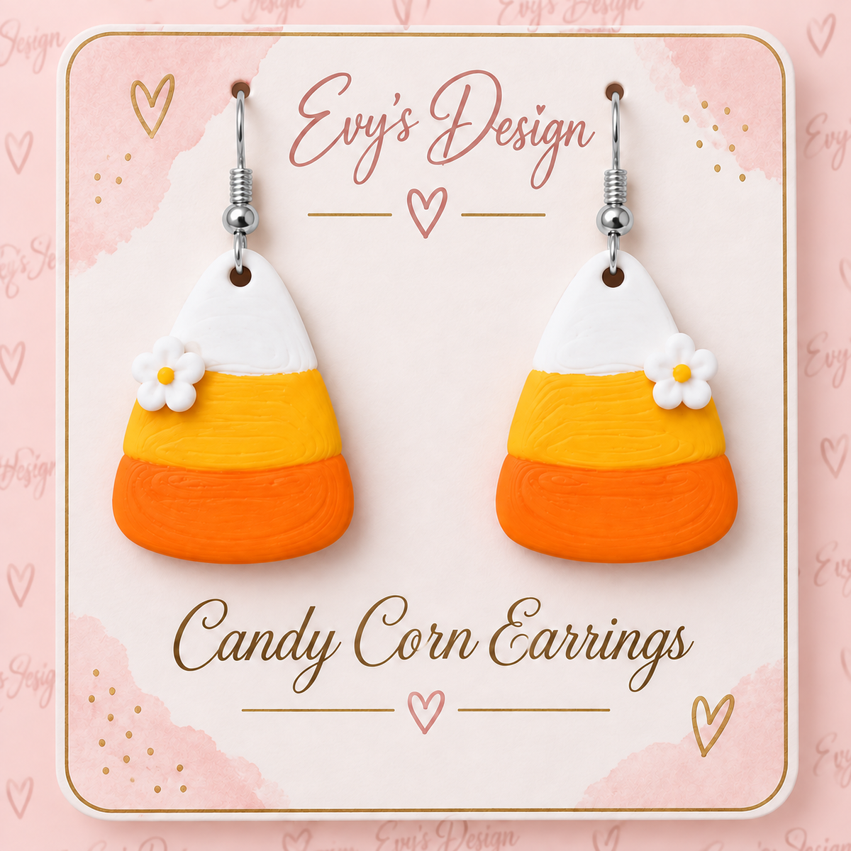 Candy Corn Earrings | Fall & Halloween Dangle Earrings