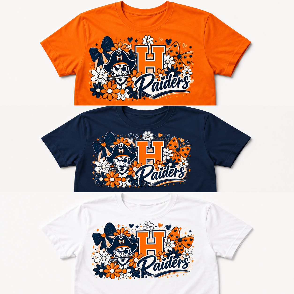 Habersham Raiders Floral Spirit Tee