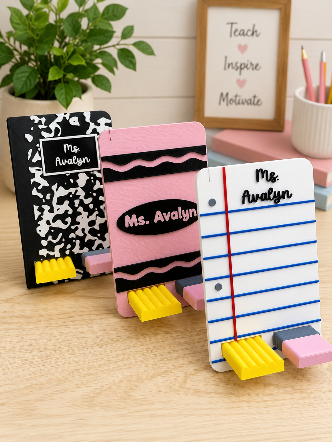 3D Personalized Teacher phone holder