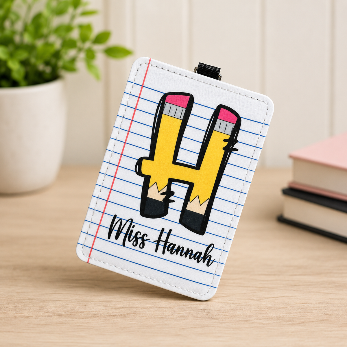 Personalized ID Badge Holder