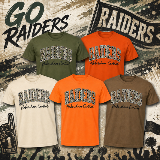 Habersham Central Raiders Camo T-Shirt