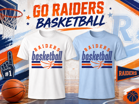 Show your Raiders spirit on and off the court! 🏀🧡💙